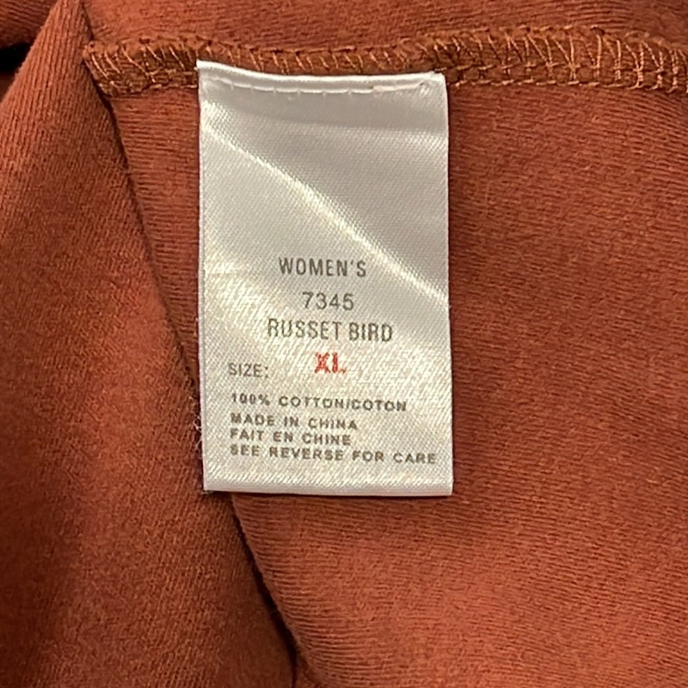 Woolrich Russet Bird Graphic Long Sleeve Top - Picture 5 of 7